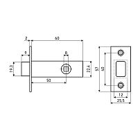 АЛЛЮР АРТ L50-8M SC матовый хром магнитная б/ручек Защёлка (100) АЛЛЮР АРТ L50-8M SC матовый хром магнитная б/ручек Защёлка (100)