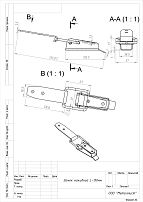 Кунгур замок накидной L-130 мм цинк (40,10!!!)