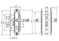 Симеко БИФ 013 без ц/м Замок врезной с/руч (10)