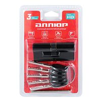 АЛЛЮР HD F 70-5К BLACK (35х35) черный перф.кл БЛИСТЕР Цилиндровый механизм (60,50,10)