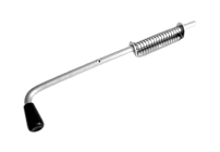 Засов Домарт с пружиной ЗСП-500 мод.5 черный d-16мм(5)