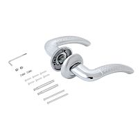 СТАНДАРТ P26 SN/CP мат.никель/хром квадрат 105 мм Комплект ручек (40)
