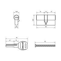 АЛЛЮР HD F 60-5К WHITE белый перф.кл Цилиндровый механизм (50,10) АЛЛЮР HD F 60-5К WHITE белый перф.кл Цилиндровый механизм (50,10)