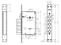 Гардиан 100.11Т 4кл ЗЩ б/о без/накл м/о 85 мм Замок врезной без/руч (10)