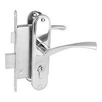 СТАНДАРТ Россия ЗВ4-7.04С хром Замок врезной с/руч  (10,14)