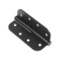 СТАНДАРТ 100х70х2,5 1BB-R (R14) BL матовый черный правая Петля дверная 1 шт (100,20)