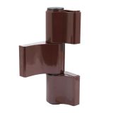 БУЛАТ ПН-153,5х96.8017 коричн.,1 подшип., 3-х секц. петля дверная для алюм. дверей,(U3-P1A) (16,2)