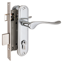 АЛЛЮР 127/1 CP хром Замок врезной с/руч (12) АЛЛЮР 127/1 CP хром Замок врезной с/руч (12)