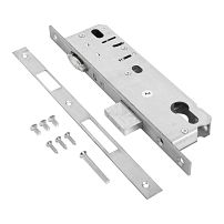 БУЛАТ  ЗВ 5-1.35.00.16.08 нерж. сталь 35мм рол.зщ с/о, под ц/м Замок врезной б/руч (30)