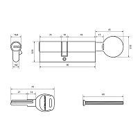 АЛЛЮР HD FG 90-5К CP (40x50G) хром перф.кл/верт Цилиндровый механизм (50,10) АЛЛЮР HD FG 90-5К CP (40x50G) хром перф.кл/верт Цилиндровый механизм (50,10)