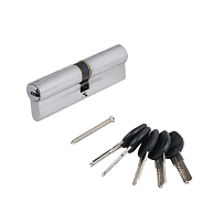 АЛЛЮР HD F 100-5К CP(50х50) хром перф.кл Цилиндровый механизм (50,10)