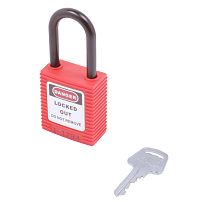 BD-G11 Red замок навесной нейлоновая дужка BD-G11 Red замок навесной нейлоновая дужка