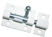 Кунгур ЗТ4 полимер белый Шпингалет (200,10!!!)