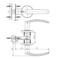 Д-град Зенит ЗЩ2 белый Защелка дверная (30) Д-град Зенит ЗЩ2 белый Защелка дверная (30)