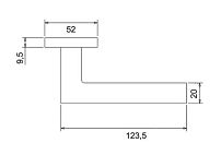 PUERTO AL 514-02 AB бронза античная Комплект ручек (20)