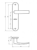 Рязань РФ 61-010.У4 черный муар(матовый) для ЗВ9-6/13( 9-8/13) м/о 55 70074 Комплект ручек (20)