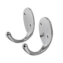 СТАНДАРТ 1089 CP хром ЕВРОПАКЕТ 2шт. крючок-вешалка (600,50) (360,60) СТАНДАРТ 1089 CP хром ЕВРОПАКЕТ 2шт. крючок-вешалка (600,50) (360,60)