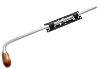 Засов Домарт с пружиной ЗСП-600 мод.2 черный d-16мм (5)