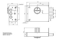 Сенат ЗНС-6-2 5кл. б/о 547 Замок накладной тяж (4) Сенат ЗНС-6-2 5кл. б/о 547 Замок накладной тяж (4)