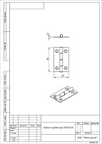 Кунгур карточная 50x30 цинк Петля (300,10!!!) Кунгур карточная 50x30 цинк Петля (300,10!!!)
