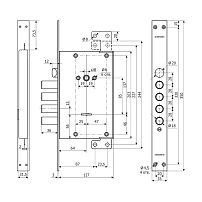 Гардиан 71.14Т ДЛ.КЛ.(ЗК.203Д-04) ReStart с перекод. с/т б/о б/накл 5 кл м/о 85мм Замок (5)