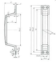 Омега РС-100  бронза  Ручка-скоба (50,10!!!) 