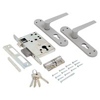 Птимаш ЗВ4-3.08 хром ШУРУП Замок врезной с/руч (10) Птимаш ЗВ4-3.08 хром ШУРУП Замок врезной с/руч (10)