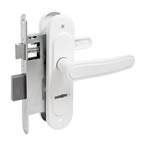 Птимаш ЗВ9-4.03 белый Замок врезной с/руч (10) Птимаш ЗВ9-4.03 белый Замок врезной с/руч (10)