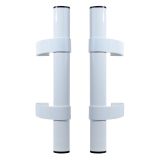 БУЛАТ РС-03.345.9016 белый, регулируемая, ручка скоба для аллюм. и ПВХ дверей,(АРД-03)(16)