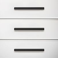 StahlBuro AP2315-128 2шт., BL матовый черный. Ручка-скоба мебельная (15, 150)