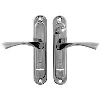 Апекс HР-77.0323-S-C-CR L (хром)  лев. к замку Гардиан 3012 Комплект ручек (12)