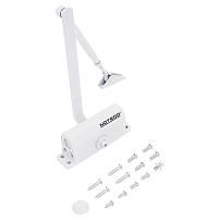 NOTEDO Доводчик дверной  DC-060-I WHITE до 60 кг белый (10)