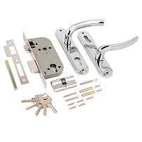 АЛЛЮР 132/1 CP хром Замок врезной с/руч (12) АЛЛЮР 132/1 CP хром Замок врезной с/руч (12)