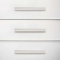 StahlBuro AP2313-128 2шт., W матовый белый хром. Ручка-скоба мебельная (15, 150)