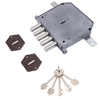 Герион "Эталон-БТ" с бонками, б/о, 5 кл 5 ригелей Замок врезной тяж. (6) Герион "Эталон-БТ" с бонками, б/о, 5 кл 5 ригелей Замок врезной тяж. (6)