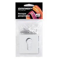 Накладка для ц/м АЛЛЮР АРТ ET-S2 W(62110) белый (100,10) Накладка для ц/м АЛЛЮР АРТ ET-S2 W(62110) белый (100,10)