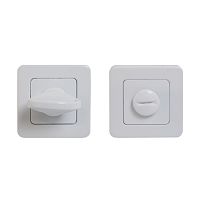 Сантехническая завертка к ручкам АЛЛЮР АРТ BK-S1 W / W(411111) матовый белый (100,10)