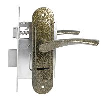 Птимаш ЗВ9-4.07 с пружиной бронза Замок врезной с/руч (10) Птимаш ЗВ9-4.07 с пружиной бронза Замок врезной с/руч (10)