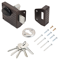 СТАНДАРТ Россия ЗН1-2.1С медь Замок накладной (16) СТАНДАРТ Россия ЗН1-2.1С медь Замок накладной (16)