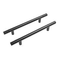 StahlBuro A8925-128 2шт., BL матовый черный. Ручка-скоба мебельная (100,10) StahlBuro A8925-128 2шт., BL матовый черный. Ручка-скоба мебельная (100,10)