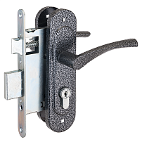 Птимаш ЗВ4-3.07 серебро Замок врезной с/руч (10) Птимаш ЗВ4-3.07 серебро Замок врезной с/руч (10)