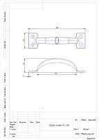 Кунгур РС-120 бронза б/ш Ручка-скоба (50,10!!!) Кунгур РС-120 бронза б/ш Ручка-скоба (50,10!!!)
