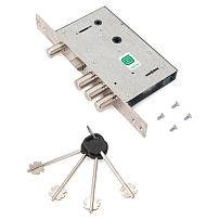 Гардиан 30.12 ДЛ.КЛЮЧ. (ЗК303Н-01/112,5мм) ЗЩ ЗД 4кл  б/о б/накл Замок врезной тяж (12)