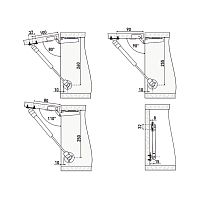 StahlBuro N100 матовый хром Газовые лифты (100) StahlBuro N100 матовый хром Газовые лифты (100)