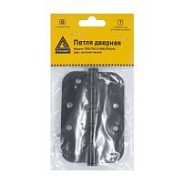 СТАНДАРТ 100х70х2,5 4BB (R14) BL матовый черный Петля дверная 1 шт (100,20)