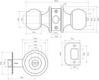 СТАНДАРТ 607 BK GP золото фикс Защёлка (30) СТАНДАРТ 607 BK GP золото фикс Защёлка (30)