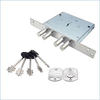 Балашиха ЗВ8 141.0.0 б/о 4 ригелей  d16 Замок врезной тяж (10)