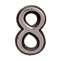 Цифра дверная АЛЛЮР БОЛЬШАЯ пластик "8" хром (1000,50) Цифра дверная АЛЛЮР БОЛЬШАЯ пластик "8" хром (1000,50)