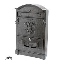 Ящик почтовый АЛЛЮР №4011 "Герб" серебро (5) Ящик почтовый АЛЛЮР №4011 "Герб" серебро (5)