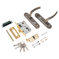 СТАНДАРТ 132/50B вертушка AB старая бронза Замок врезной с/руч (30) СТАНДАРТ 132/50B вертушка AB старая бронза Замок врезной с/руч (30)